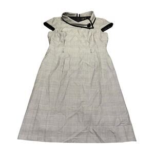 Tahari Arthur S Levine Plaid Dress Size 10